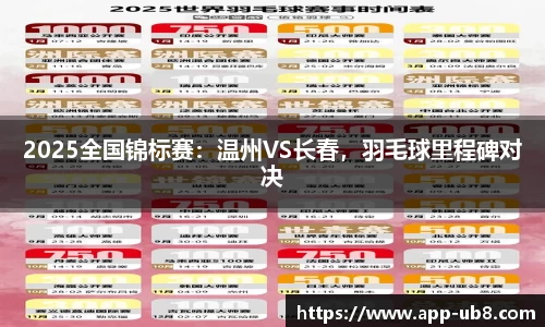 2025全国锦标赛：温州VS长春，羽毛球里程碑对决